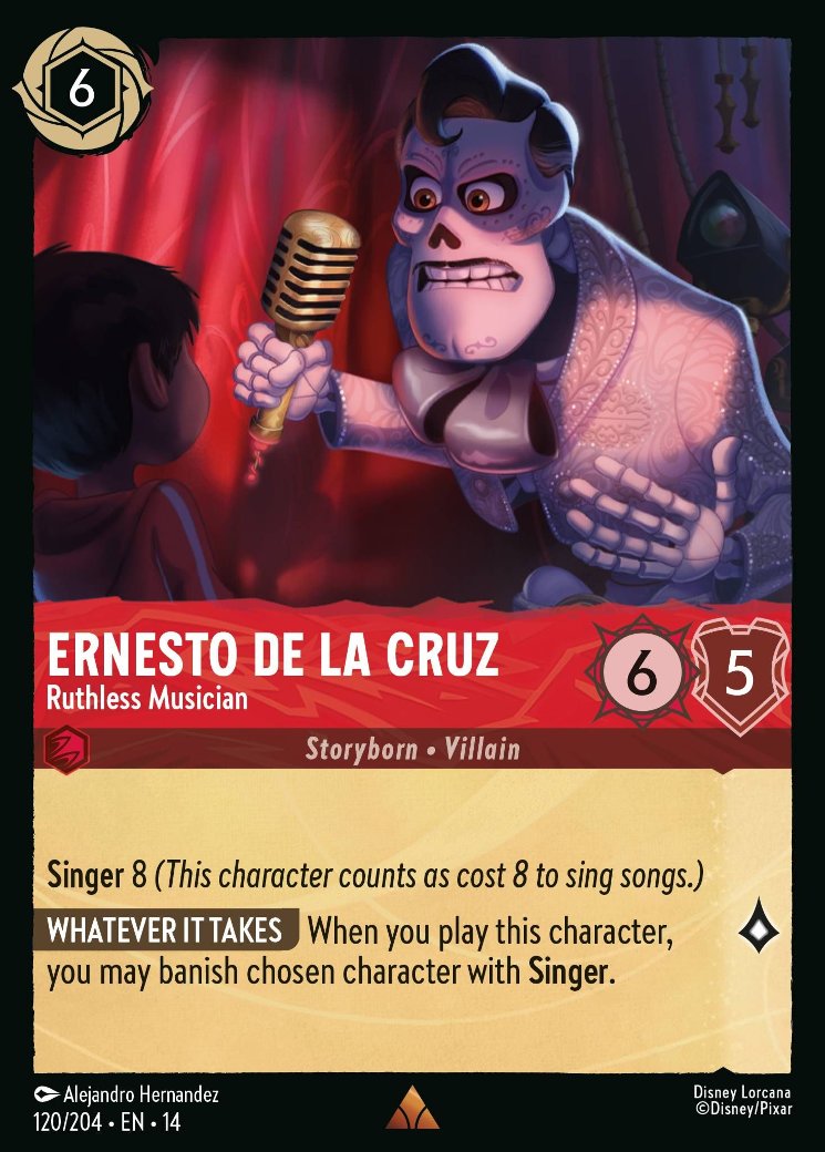 Ernesto de la Cruz - Ruthless Musician, Hyperia City · 120/204