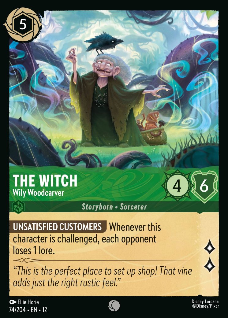 The Witch - Wily Woodcarver, Wilds Unknown · 74/204