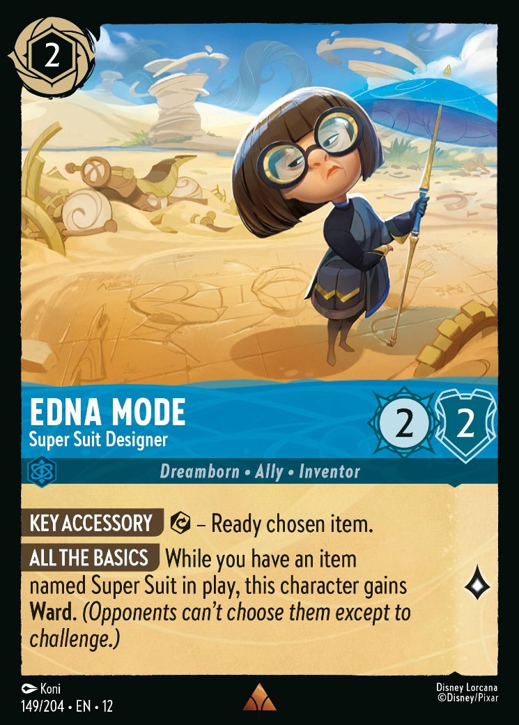 Edna Mode - Super Suit Designer, Wilds Unknown · 149/204