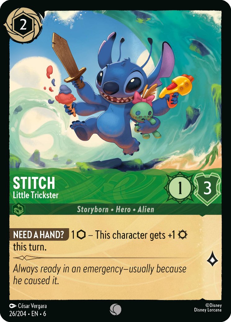 Stitch - Little Trickster, Azurite Sea · 26/204