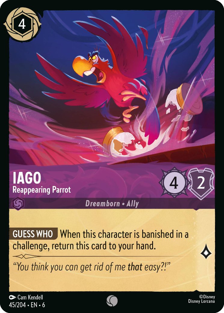 Iago - Reappearing Parrot, Azurite Sea · 45/204