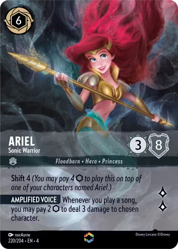 Ariel - Sonic Warrior, Ursula's Return · 220/204