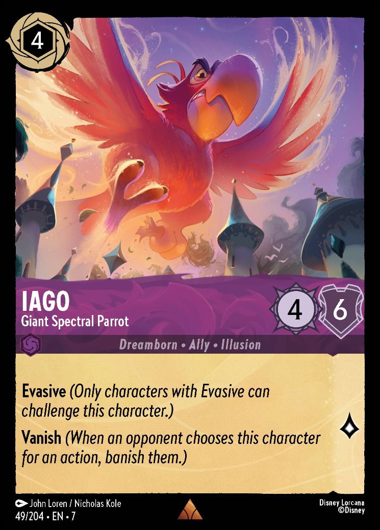 Iago - Giant Spectral Parrot, Archazia's Island · 49/204