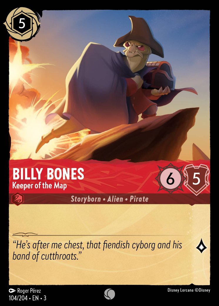 Billy Bones - Keeper of the Map, Into the Inklands · 104/204