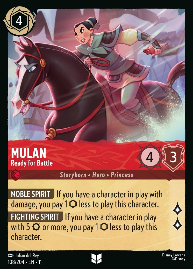 Mulan - Ready for Battle, Winterspell · 108/204