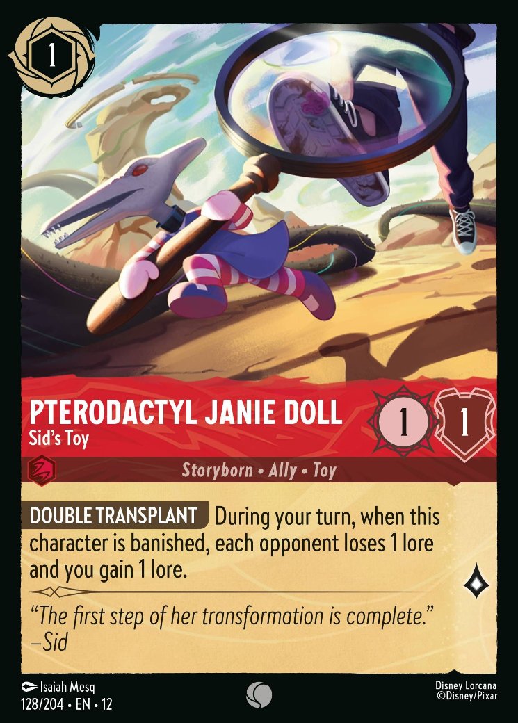 Pterodactyl Janie Doll - Sid's Toy, Wilds Unknown · 128/204