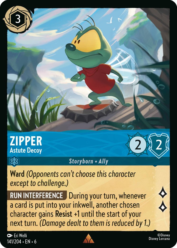 Zipper - Astute Decoy, Azurite Sea · 141/204