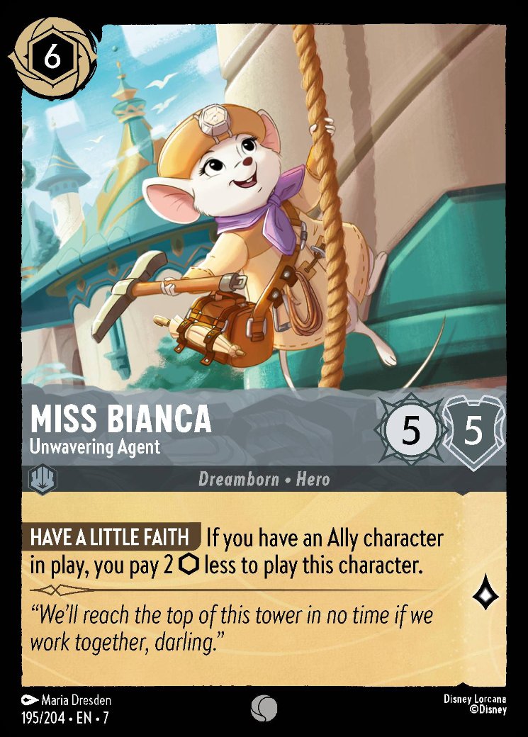 Miss Bianca - Unwavering Agent, Archazia's Island · 195/204