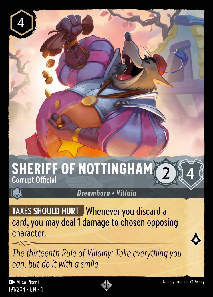 Sheriff of Nottingham - Corrupt Official, Into the Inklands · 191/204