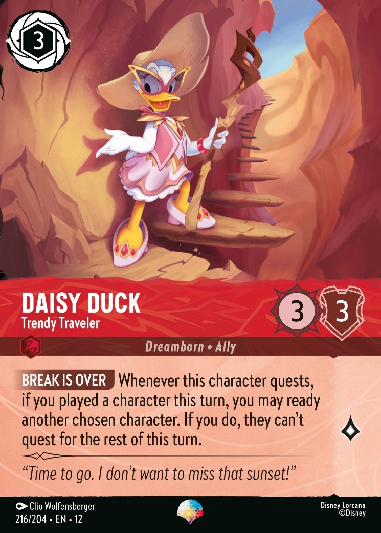 Daisy Duck - Trendy Traveler, Wilds Unknown · 216/204
