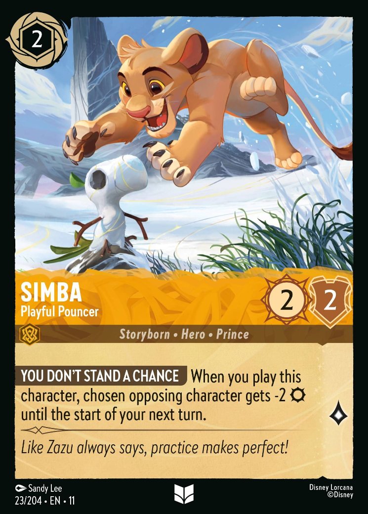 Simba - Playful Pouncer, Winterspell · 23/204
