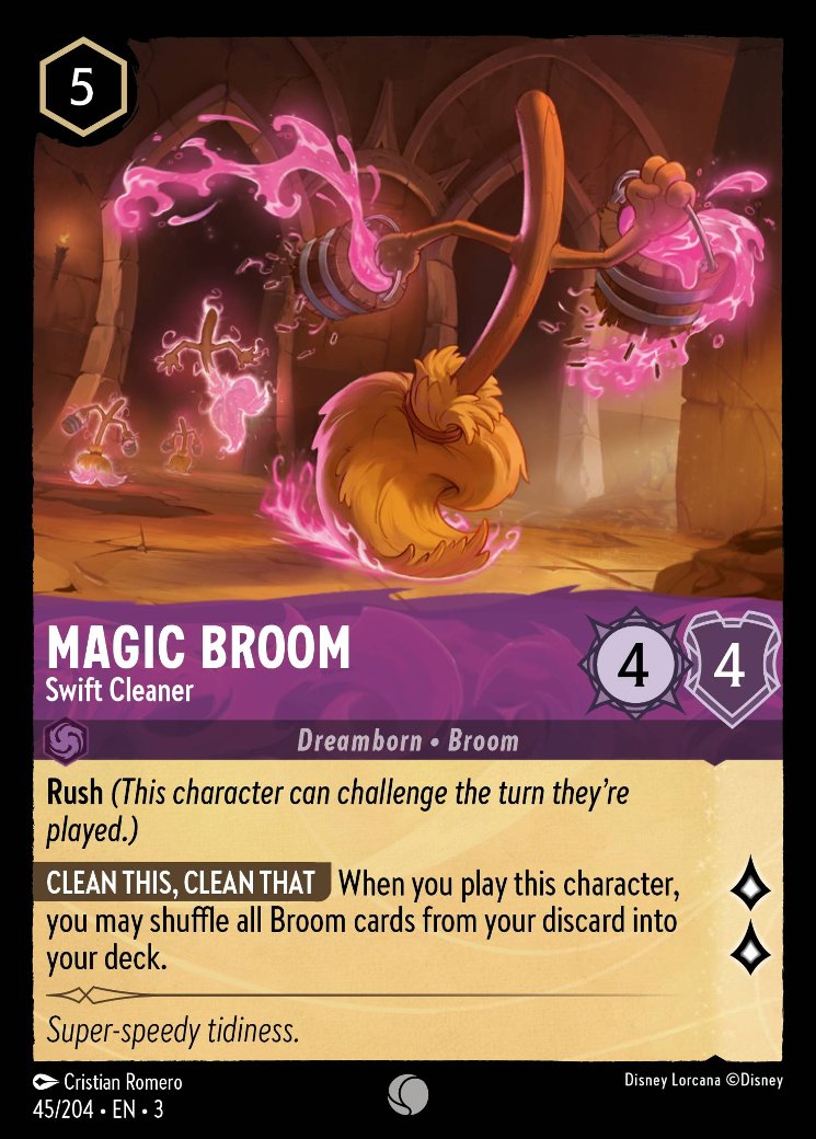 Magic Broom - Swift Cleaner, Into the Inklands · 45/204