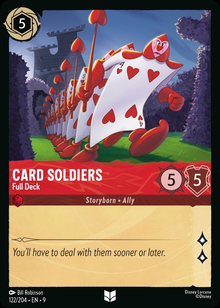 Card Soldiers - Full Deck, Fabled · 122/204