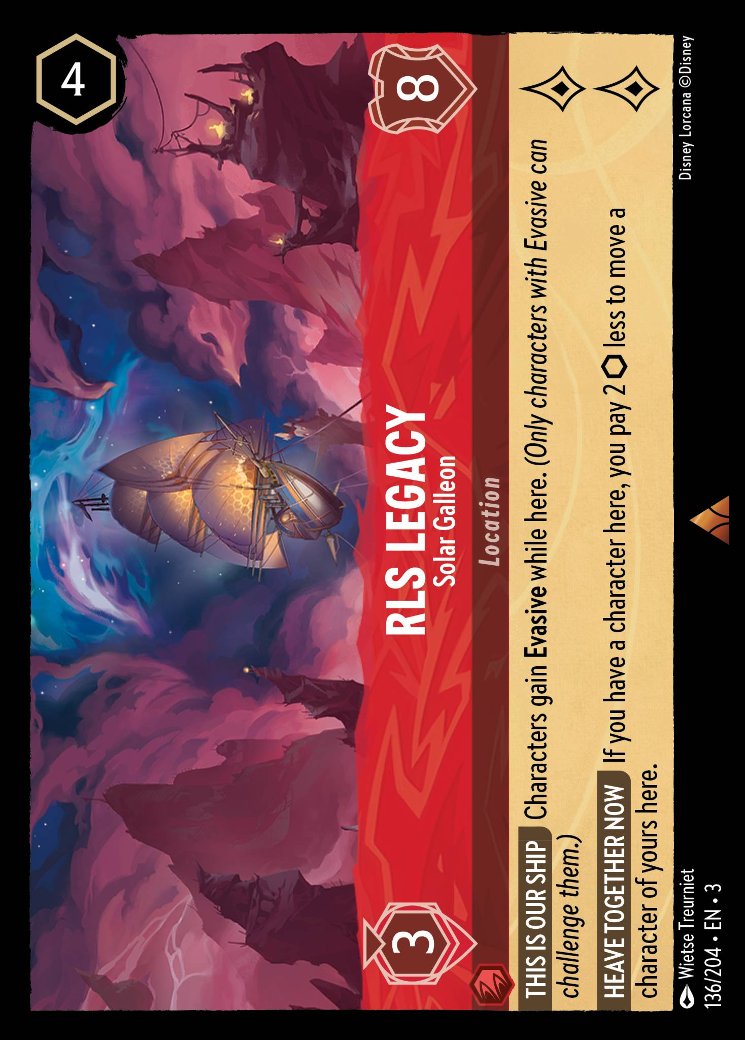 RLS Legacy - Solar Galleon, Into the Inklands · 136/204