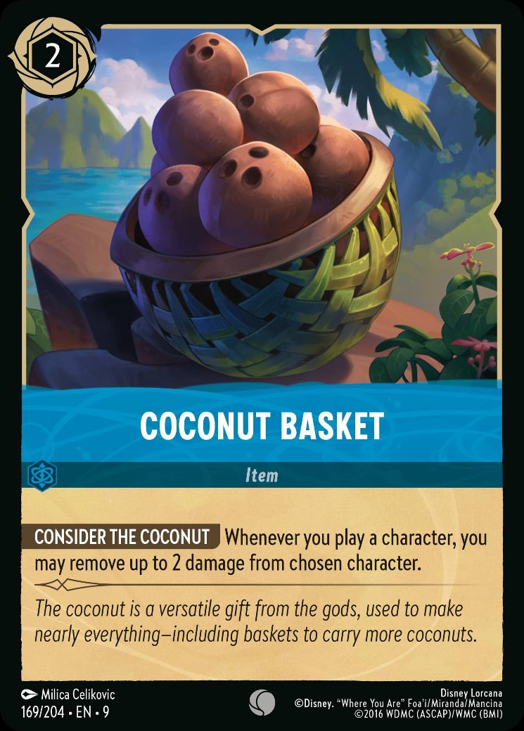 Coconut Basket, Fabled · 169/204