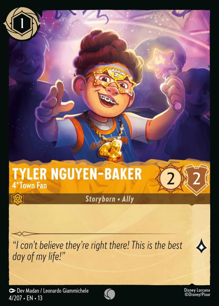 Tyler Nguyen-Baker - 4*Town Fan, Attack of the Vine! · 4/207