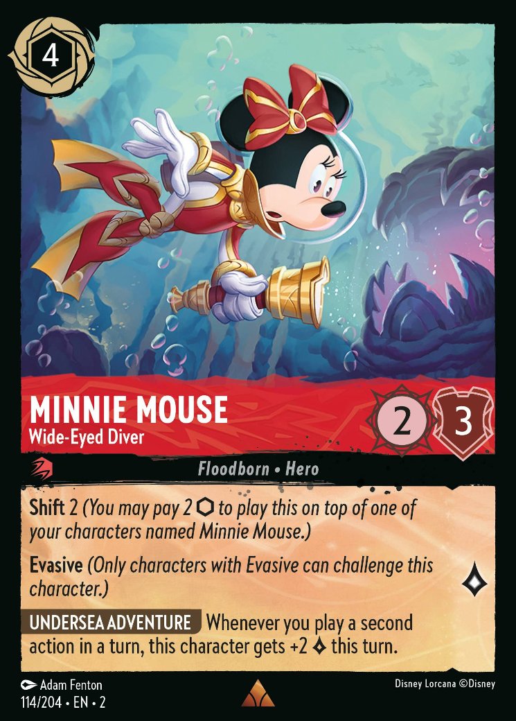 Minnie Mouse - Wide-Eyed Diver, Rise of the Floodborn · 114/204