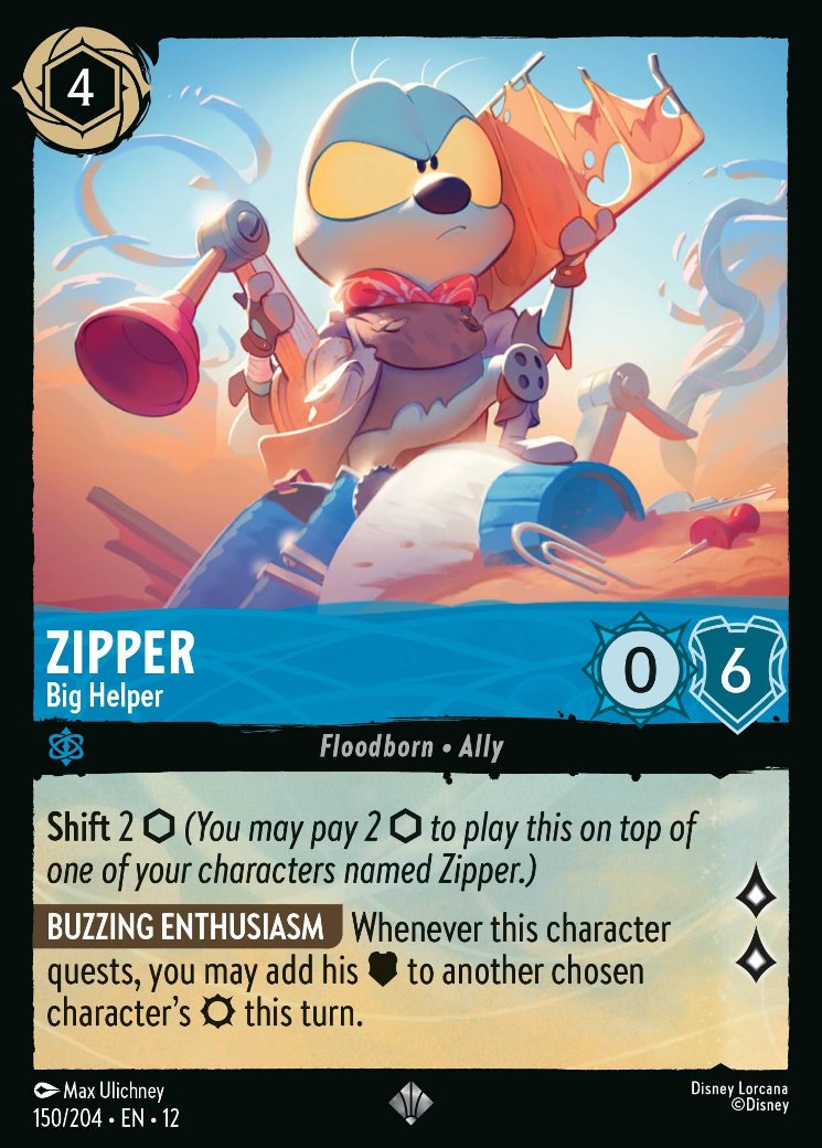 Zipper - Big Helper, Wilds Unknown · 150/204