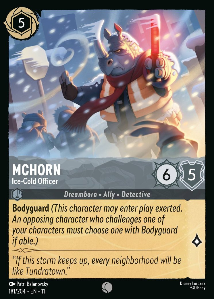 McHorn - Ice-Cold Officer, Winterspell · 181/204