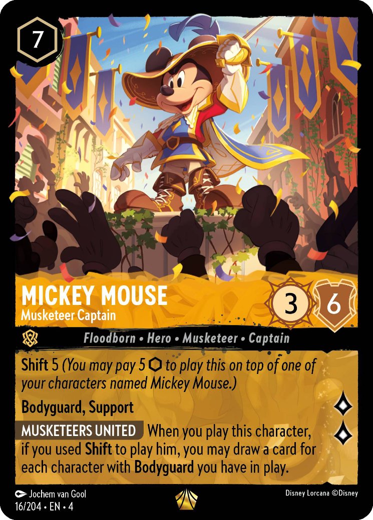 Mickey Mouse - Musketeer Captain, Ursula's Return · 16/204