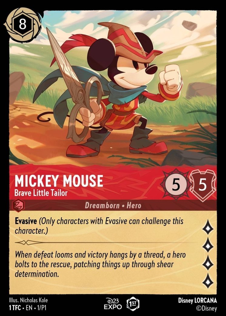 Mickey Mouse - Brave Little Tailor, D23 Promos · 1