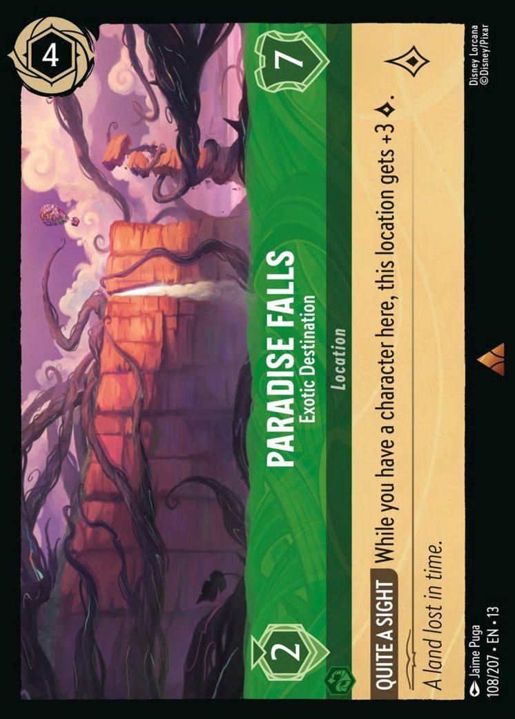 Paradise Falls - Exotic Destination, Attack of the Vine! · 108/207
