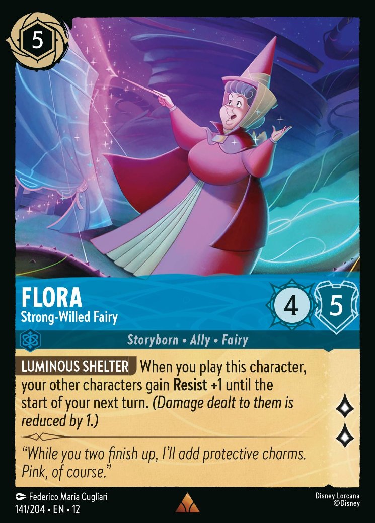 Flora - Strong-Willed Fairy, Wilds Unknown · 141/204