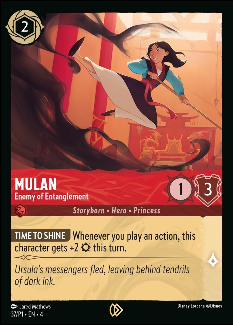 Mulan - Enemy of Entanglement, Disney Lorcana Promo Cards · 37