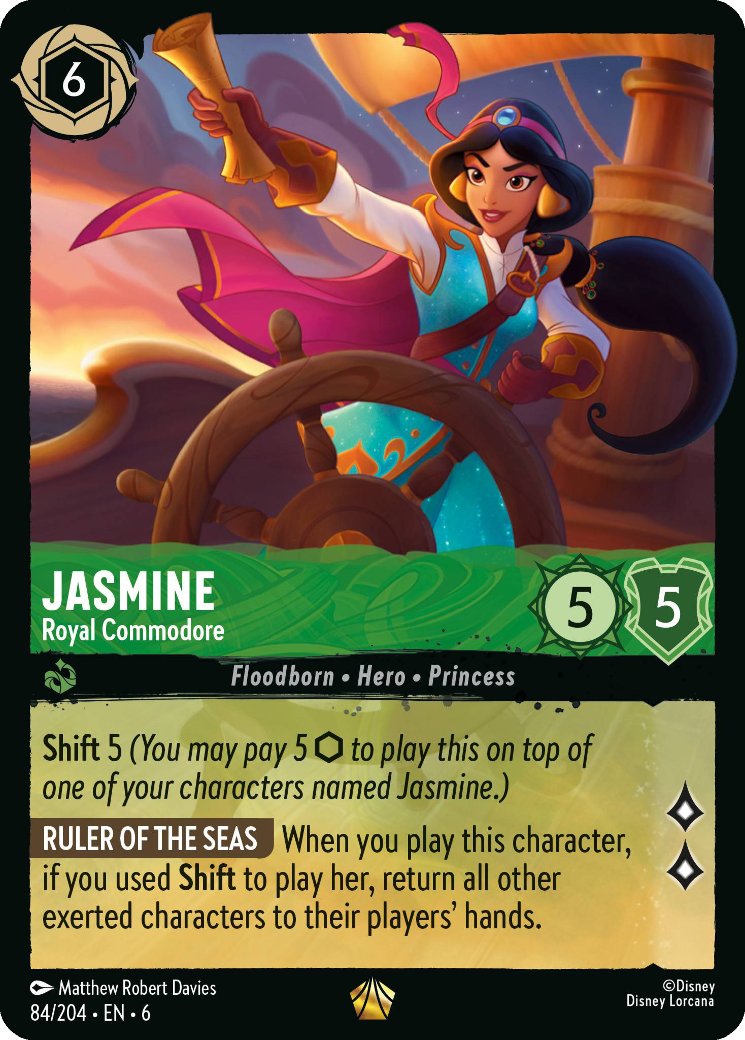 Jasmine - Royal Commodore, Azurite Sea · 84/204