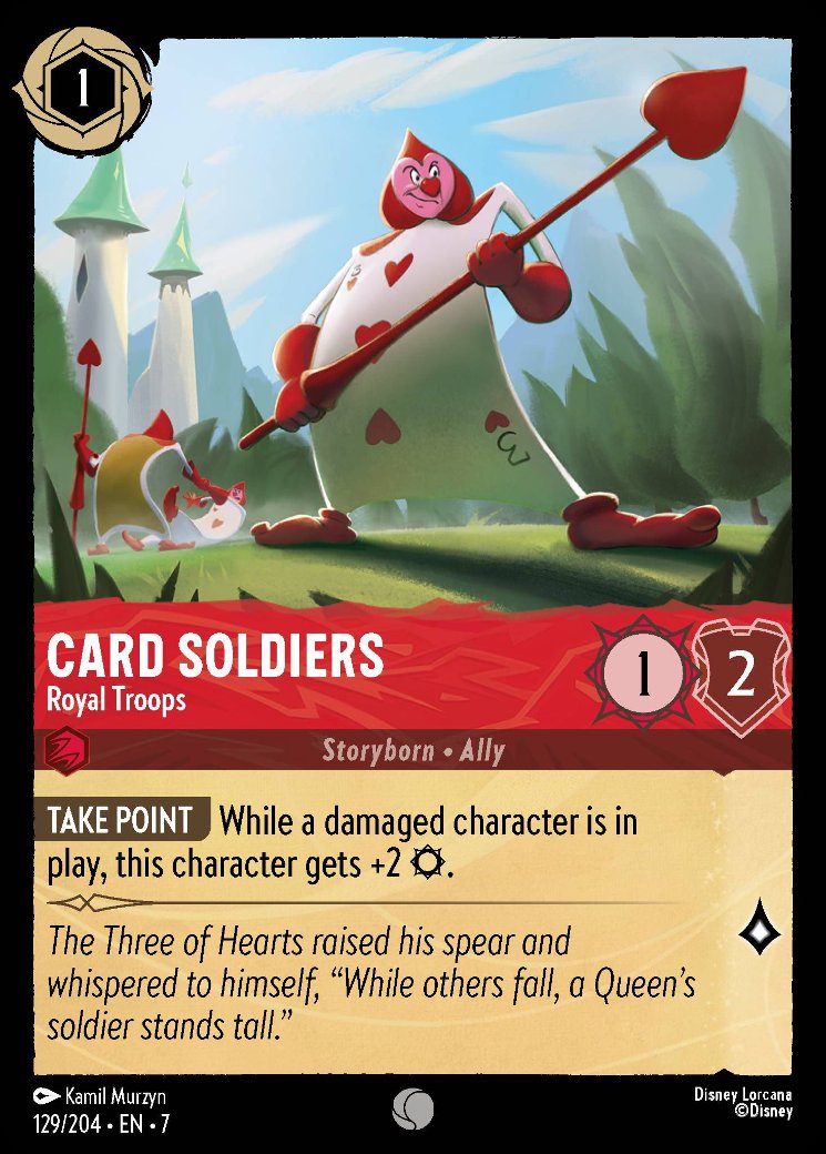 Card Soldiers - Royal Troops, Archazia's Island · 129/204