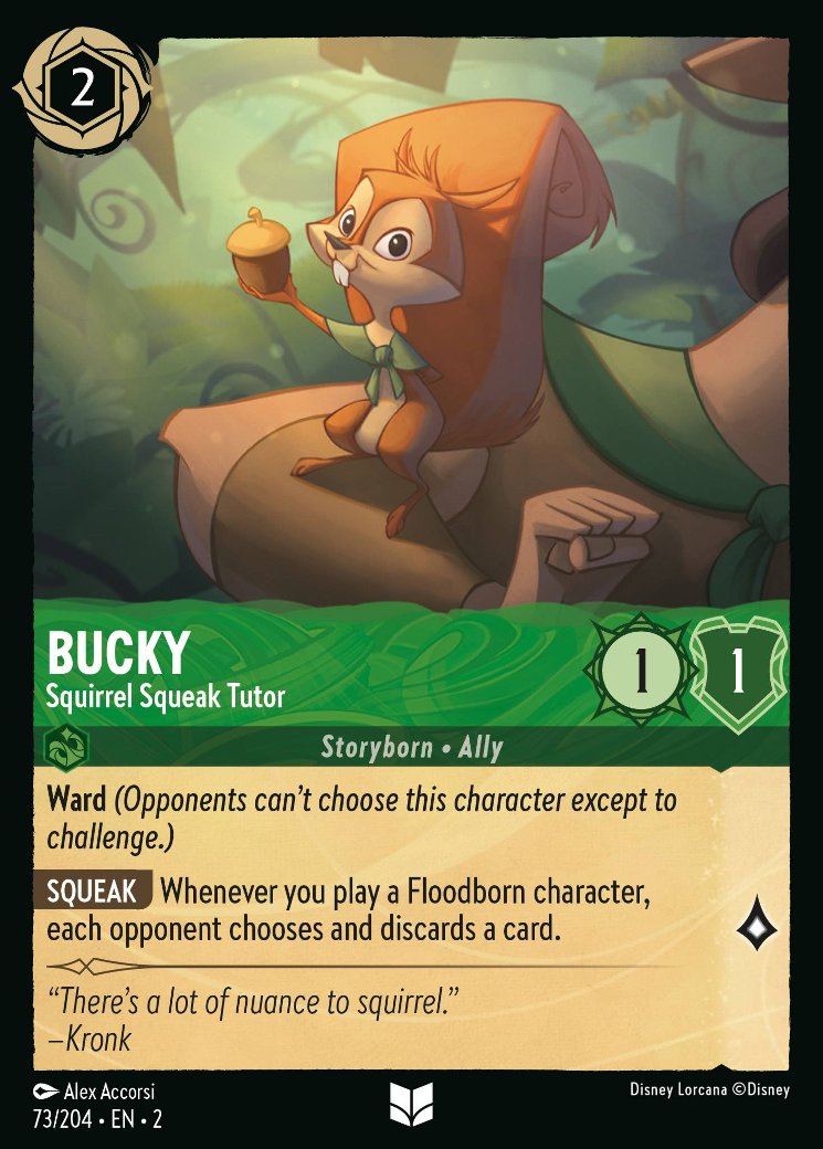 Bucky - Squirrel Squeak Tutor, Rise of the Floodborn · 73/204