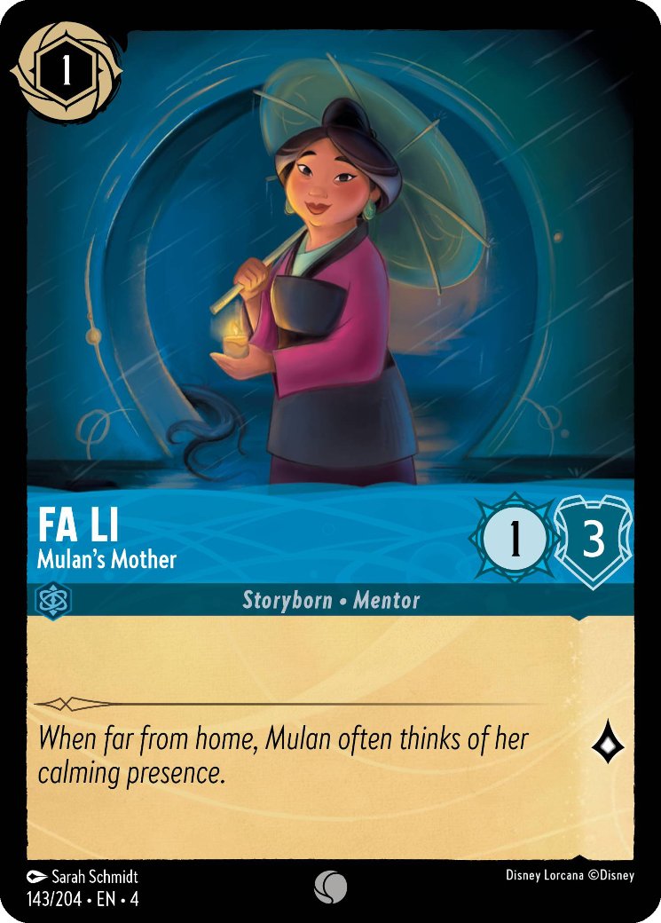 Fa Li - Mulan's Mother, Ursula's Return · 143/204