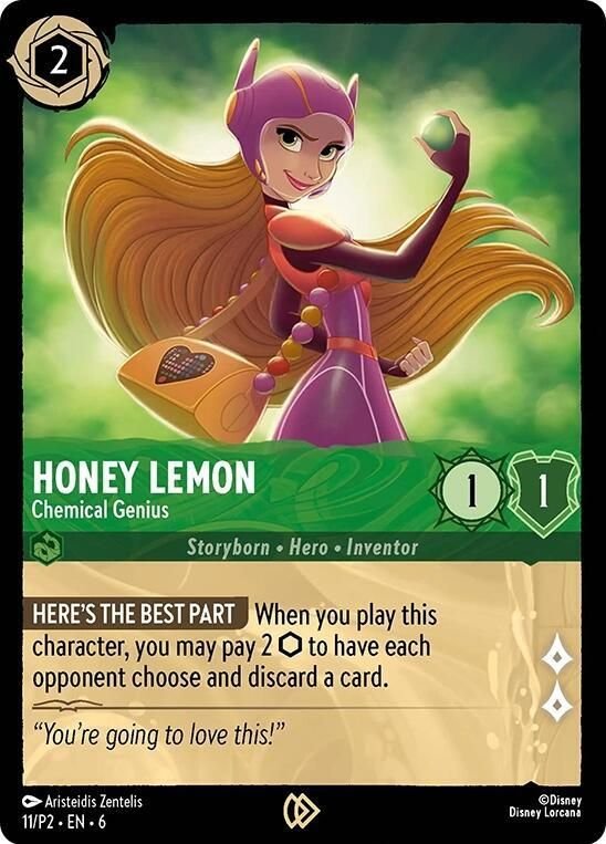 Honey Lemon - Chemical Genius, Disney Lorcana Promo Cards · 11