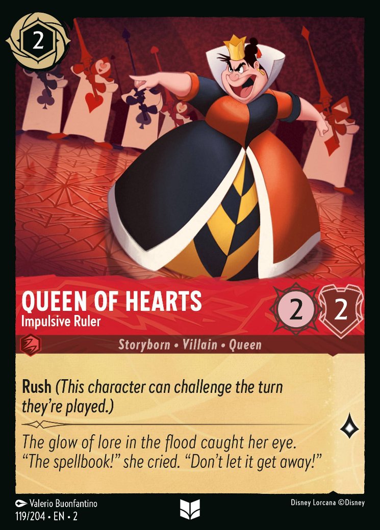 Queen of Hearts - Impulsive Ruler, Rise of the Floodborn · 119/204