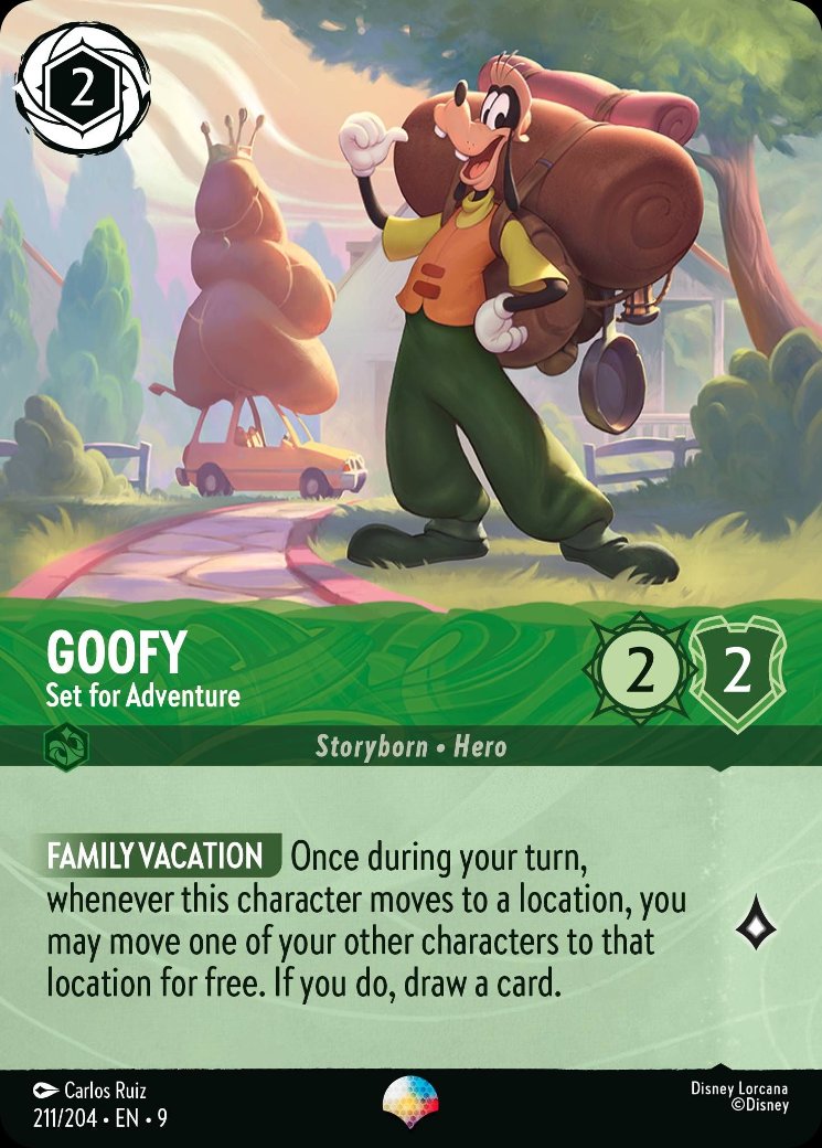Goofy - Set for Adventure, Fabled · 211/204