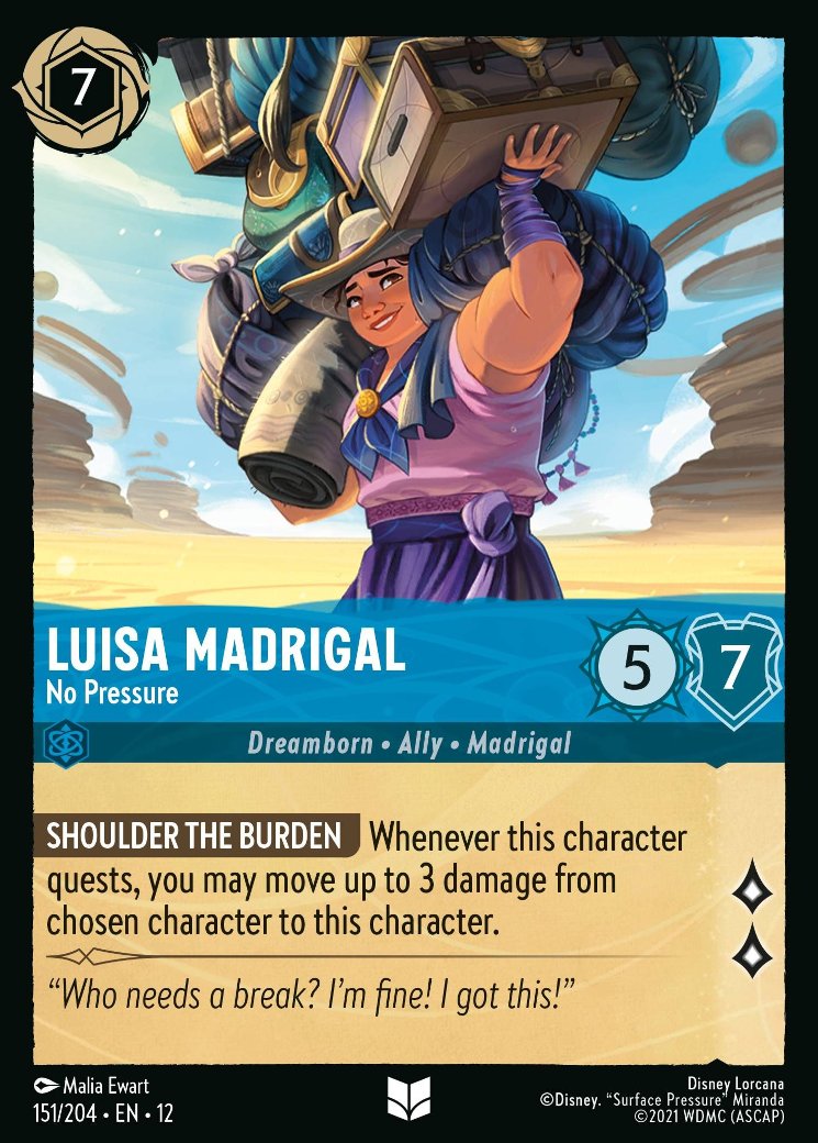 Luisa Madrigal - No Pressure, Wilds Unknown · 151/204
