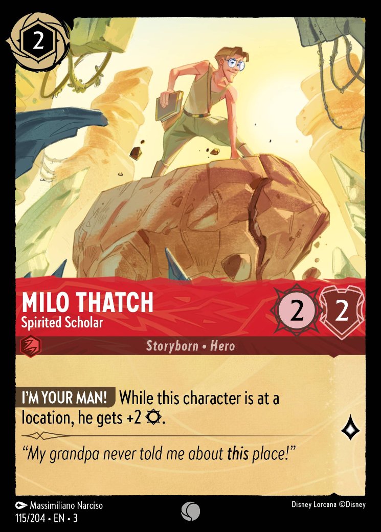 Milo Thatch - Spirited Scholar, Into the Inklands · 115/204