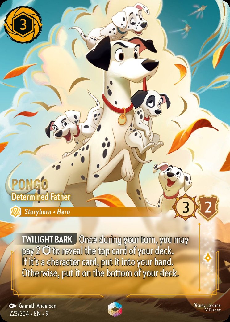 Pongo - Determined Father, Fabled · 223/204