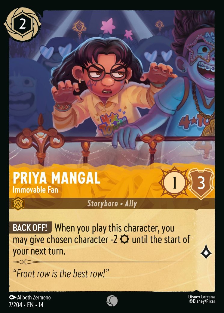 Priya Mangal - Immovable Fan, Hyperia City · 7/204