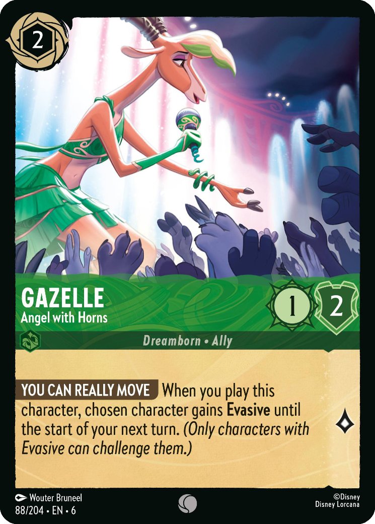 Gazelle - Angel with Horns, Azurite Sea · 88/204