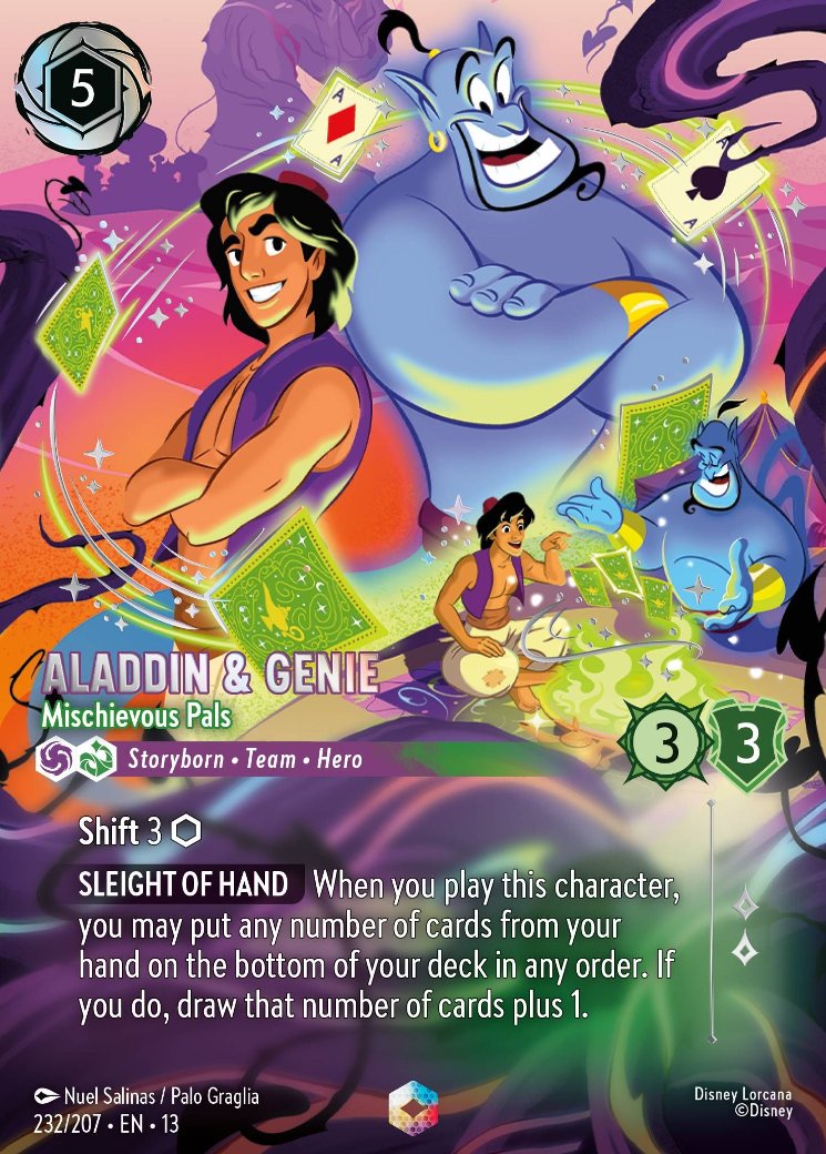 Aladdin & Genie - Mischievous Pals, Attack of the Vine! · 232/207