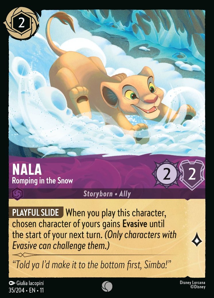 Nala - Romping in the Snow, Winterspell · 35/204