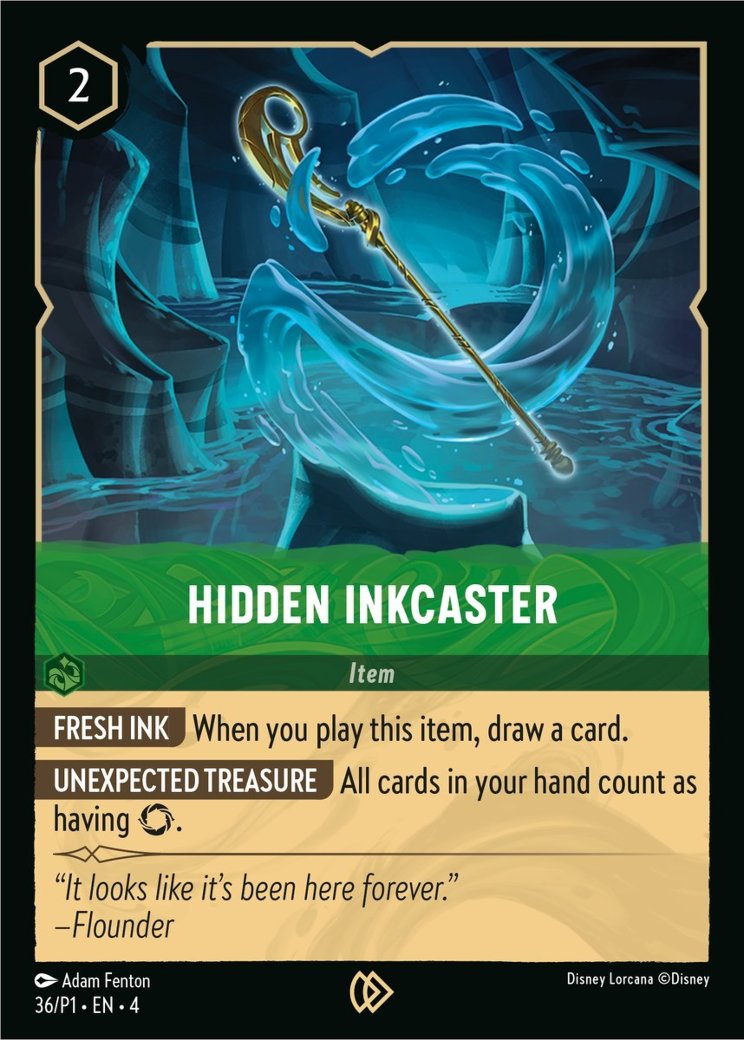 Hidden Inkcaster, Disney Lorcana Promo Cards · 36