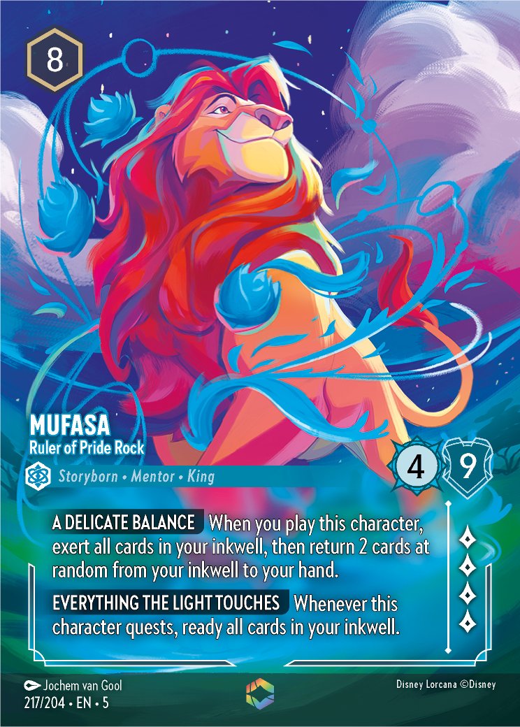 Mufasa - Ruler of Pride Rock, Shimmering Skies · 217/204