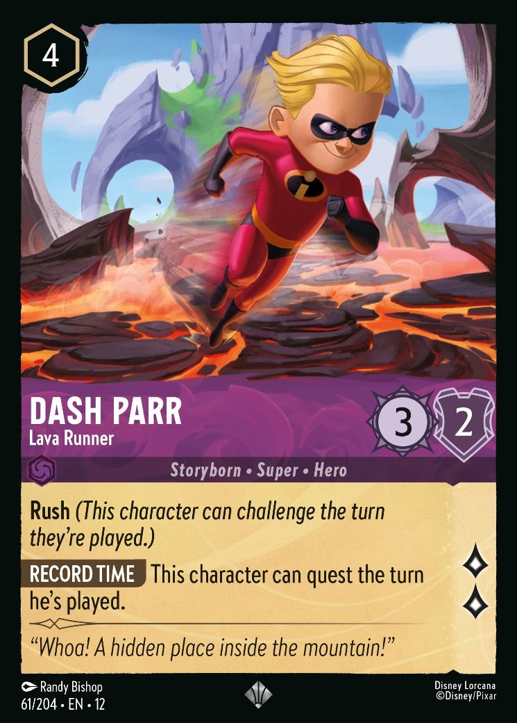 Dash Parr - Lava Runner, Wilds Unknown · 61/204