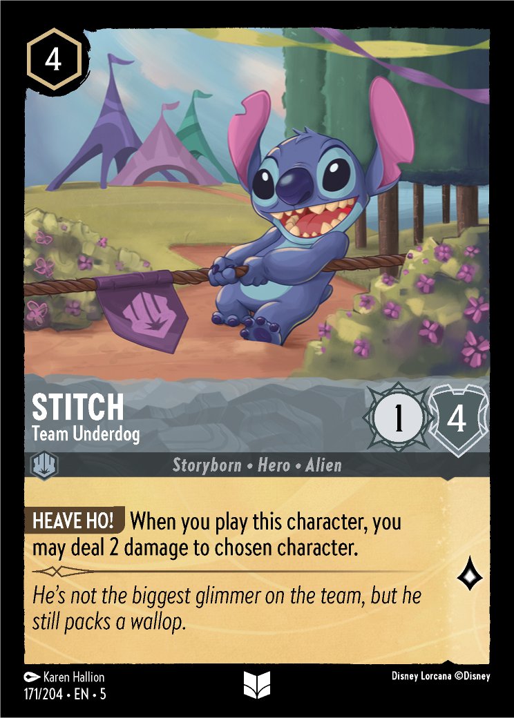 Stitch - Team Underdog, Shimmering Skies · 171/204