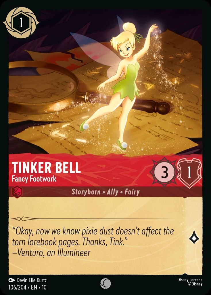 Tinker Bell - Fancy Footwork, Whispers in the Well · 106/204