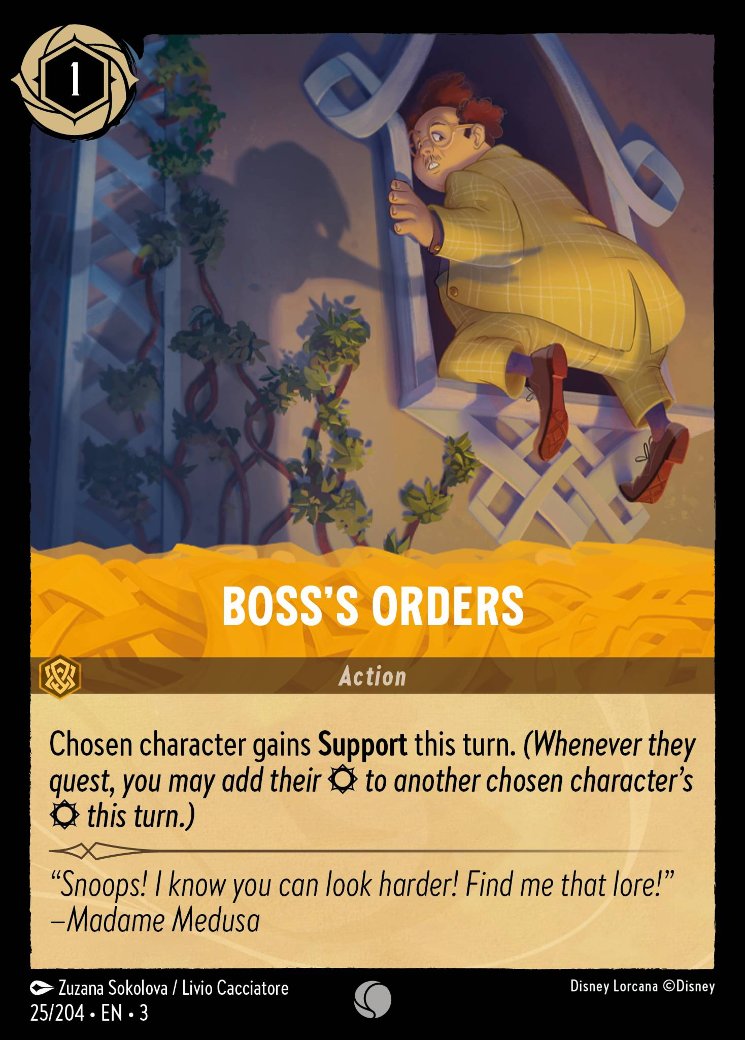 Boss's Orders, Into the Inklands · 25/204