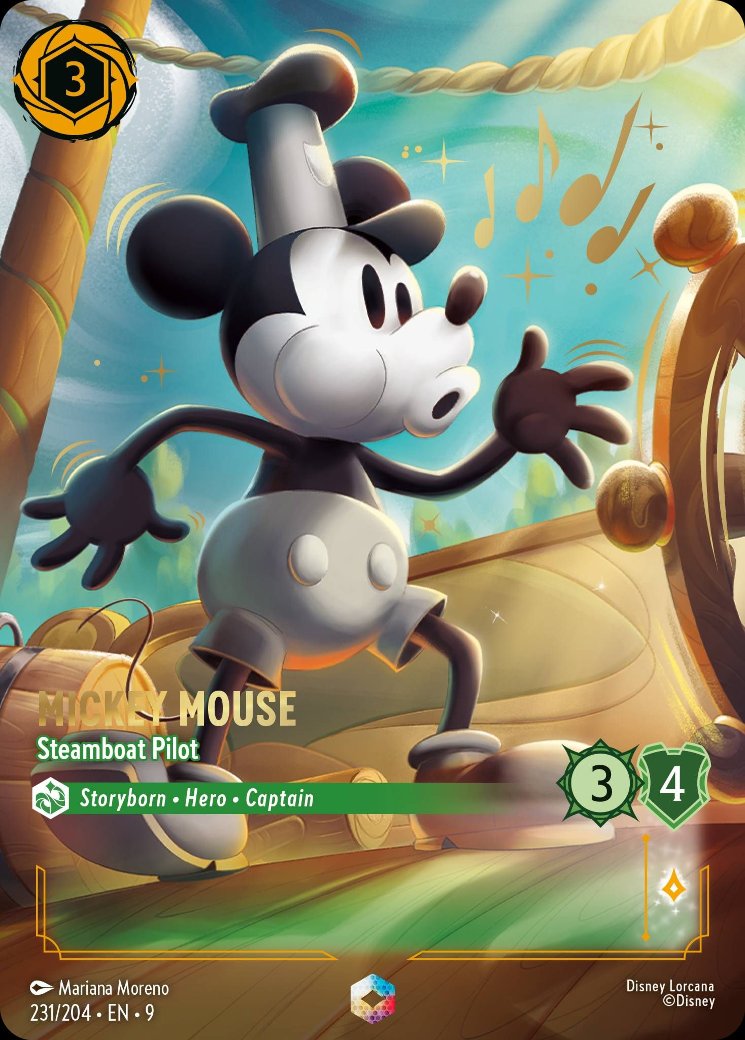 Mickey Mouse - Steamboat Pilot, Fabled · 231/204