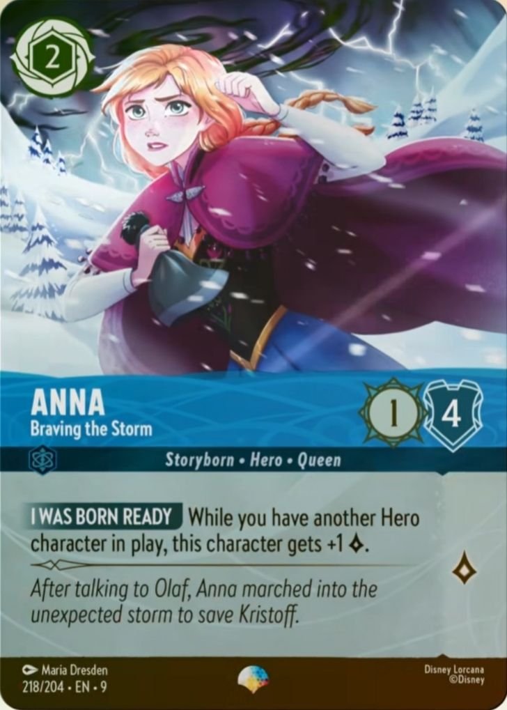 Anna - Braving the Storm, Fabled · 218/204